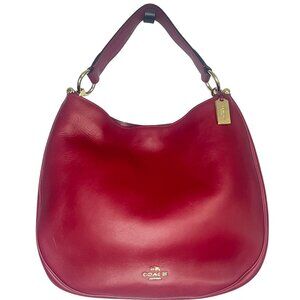 Coach Nomad Hobo 36026 Glovetanned Leather Shoulder Bag Purse Authenticated READ